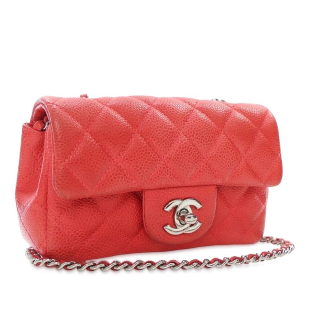 Chanel Extra Mini Rectangular Classic Caviar Sing… - image 3